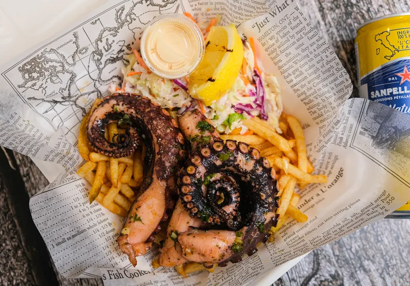 BBQ'd Moroccan Octopus Platter